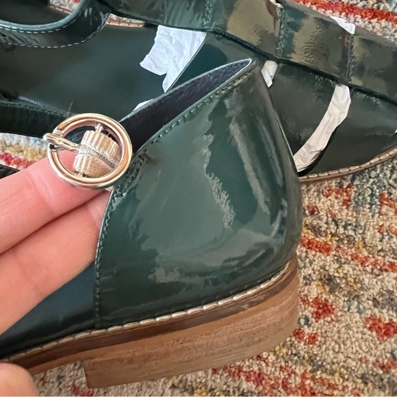 NWOB Anthropologie Pilcro The Maris Fisherman Sandas in Green - Picture 11 of 13
